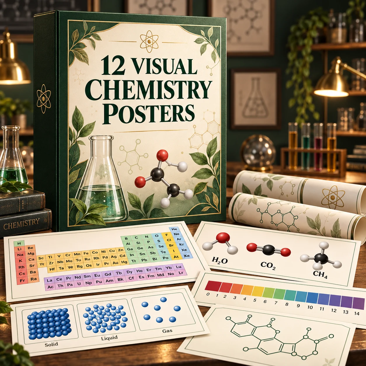 Classroom Poster Kit — 12 Charts