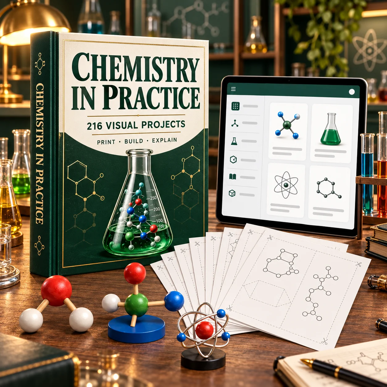 Chemistry in Practice: 216 visual projects across 12 chemistry modules